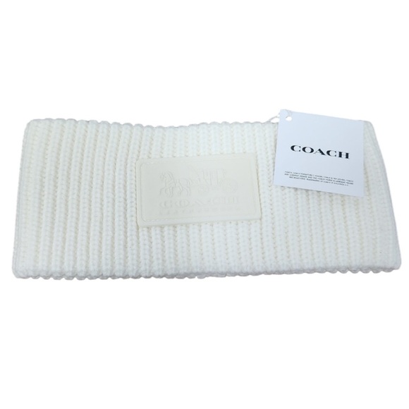 🤍Coach White Knit Headband BRAND NEW NWT🤍 - Picture 5 of 11